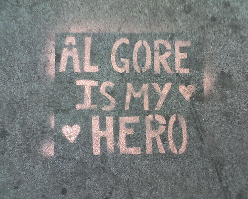 Al Gore Stencil