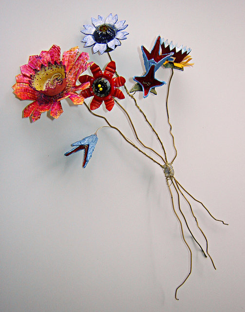 recycled flowers