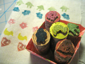cork stamps