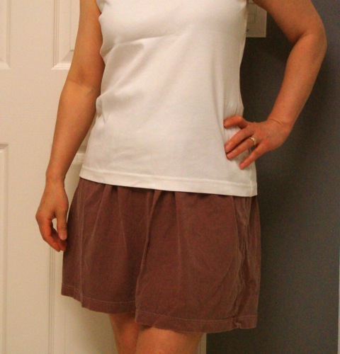 t-shirt skirt
