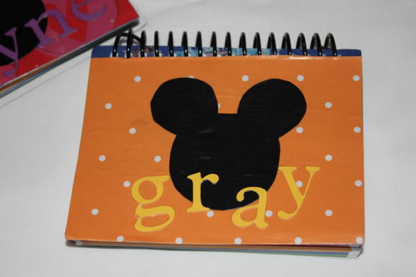 Disney Notebook