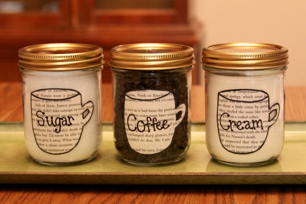 Recycled DIY: Sugar, Cream, and Coffee Canisters • Crafting a Green World
