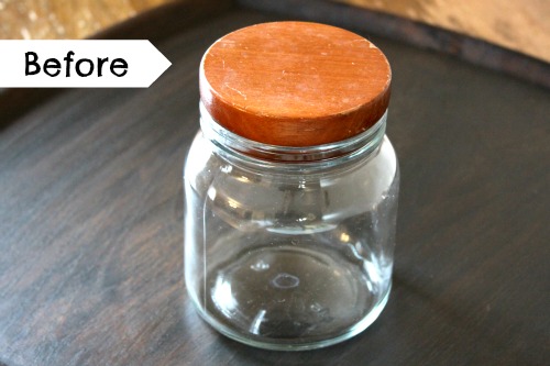 How To: Painted Button Jar