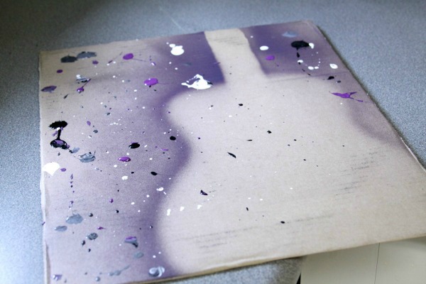How To: Create Upcycled Splatter Paint Art