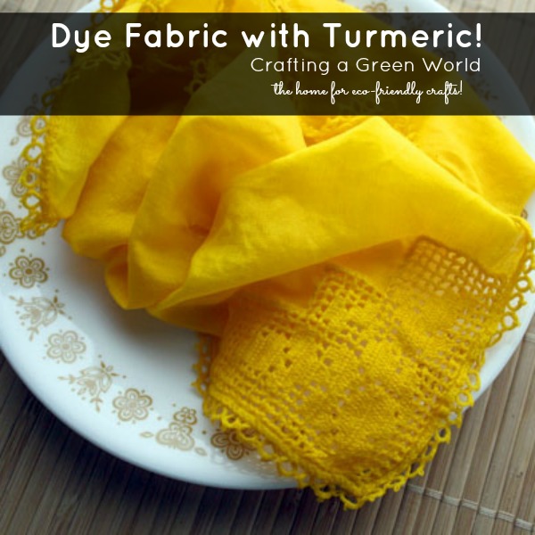 How to Make Turmeric Dye for Fabric