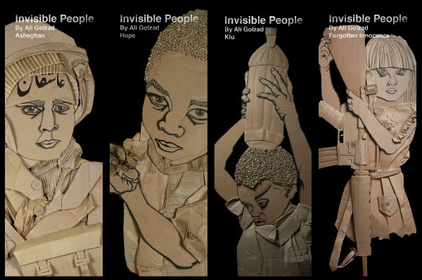 Craftivism in Action: Invisible People by Ali Golzad