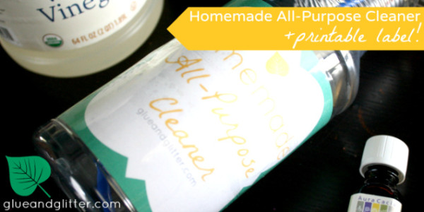 Cleaning Supplies: Homemade All Purpose Cleaner
