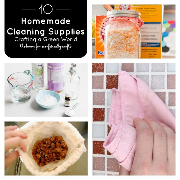 10 Homemade Cleaning Supplies