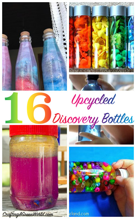 Discovery bottles are fun for all kinds of kids. Babies and toddlers love to explore them, and for big kids, they can demonstrate interesting scientific concepts, or be used as learning manipulatives, or even serve as a tool for helping them calm their big feelings.