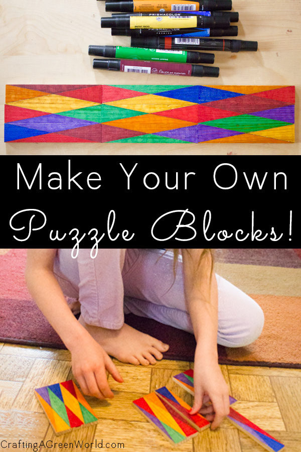 Turn an old set of building blocks into DIY puzzle blocks in three simple steps. Then watch your kids be occupied for HOURS.