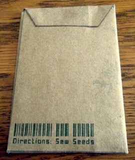 Seed Packet Back