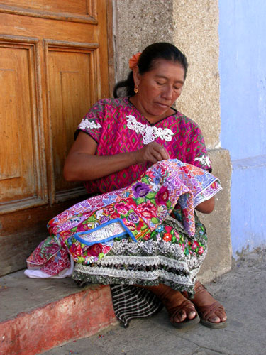 Mayan Women Share Culture through Embroideries