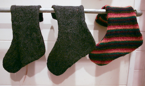 Stockings Hanging to Dry