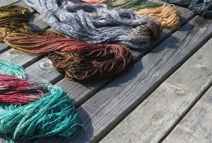 Sea silk yarn