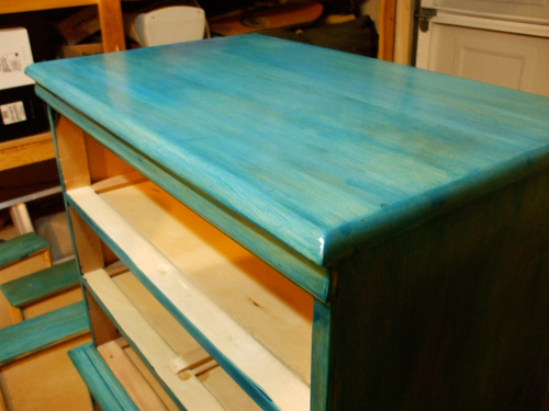 dresser stained