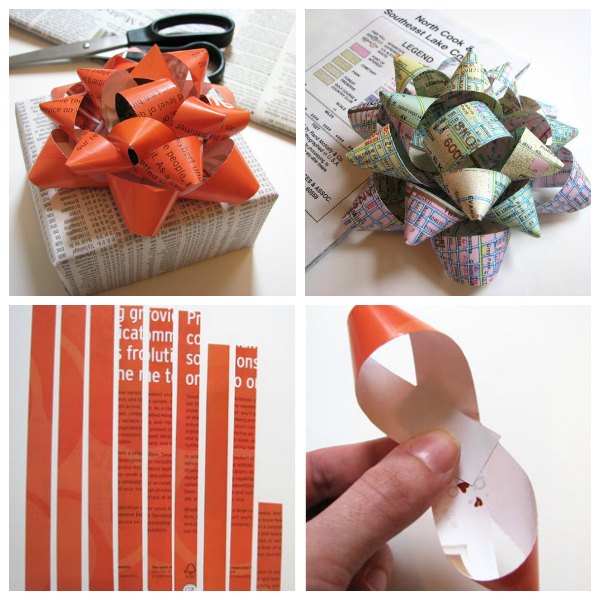 Make DIY Gift Bows from Scrap Paper