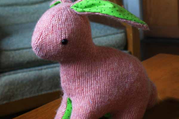 Recycled Sweater Bunny
