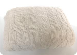 recycled sweater pillow