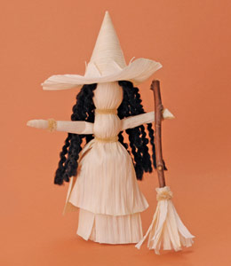 eco-Halloween witch craft