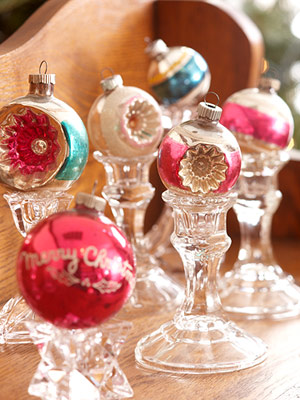 ornaments and candlesticks