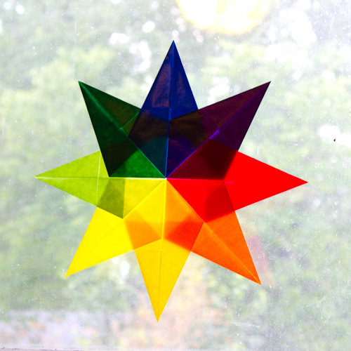 origami window star