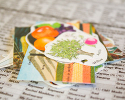 Make Re-Usable Stickers from Upcycled Paper