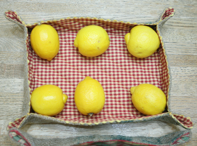 Fabric Lemon Tray