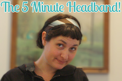 the 5 minute headband