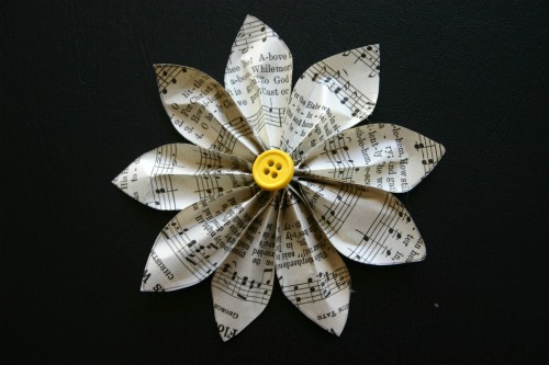 Recycled Paper Mother's Day Brooch