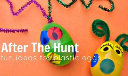 Recycle Plastic Easter Eggs