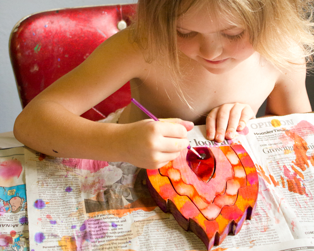 How-to: Let Your Kids Turn Their Unfinished Wooden Toys into Painted and Sealed Wooden Toys