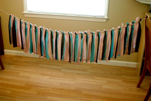 How To: Upcycled Fabric Banner