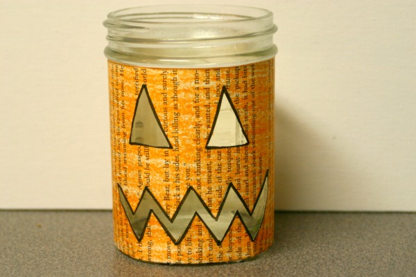 Pumpkin Luminary Jar