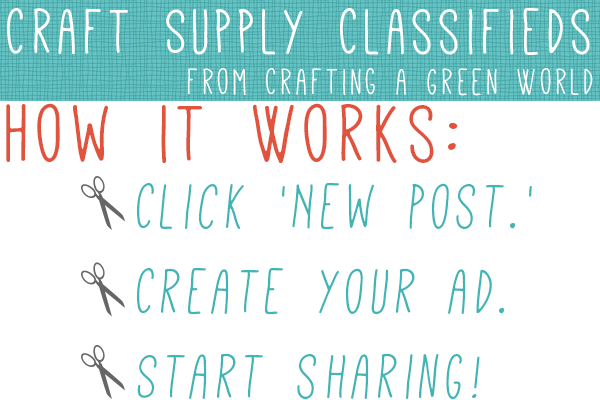Share and Swap Craft Supplies