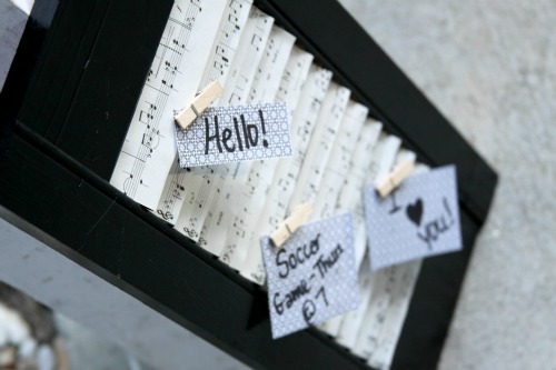 How To: Upcycled Shutter Memo Board