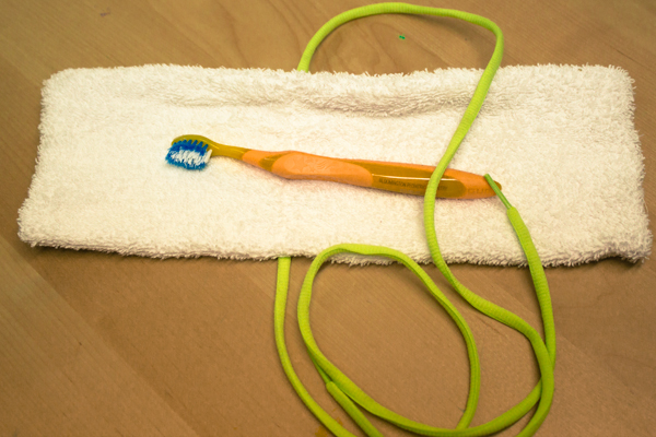 DIY travel toothbrush holder from a washcloth (4 of 4)