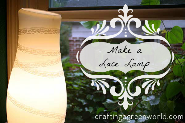 DIY Lighting Lace Lamp