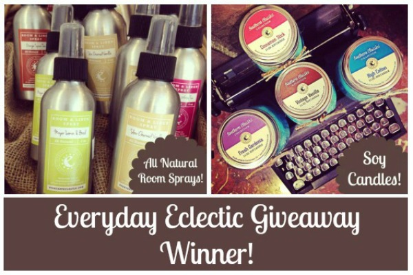 Everyday Eclectic Giveaway Winner!