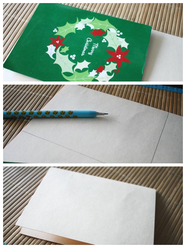 Making the Valentines Day Card Blank