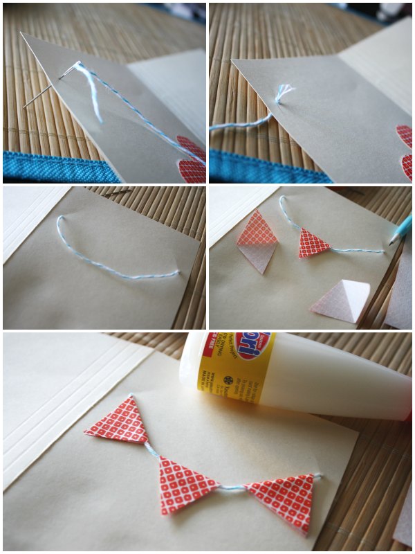 Valentines Day Card Bunting