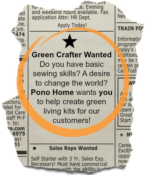 Green Crafter Wanted
