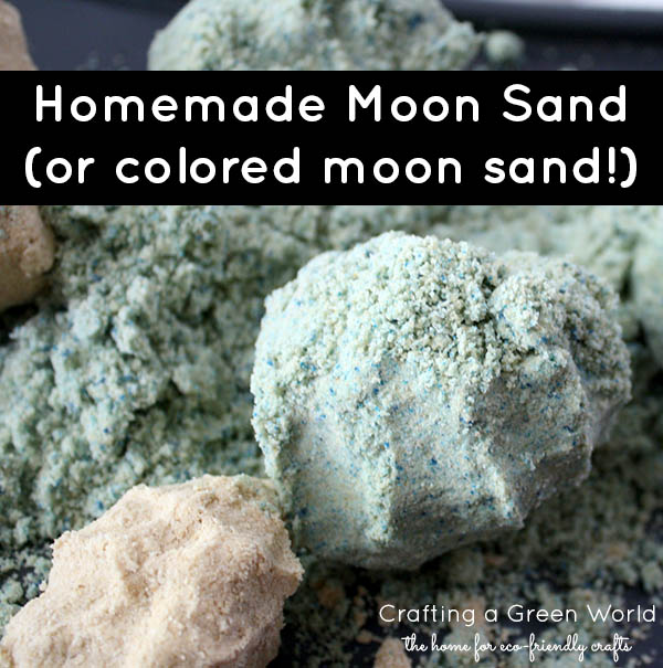 Rainy Day Activities for Toddlers: Make Moon Sand