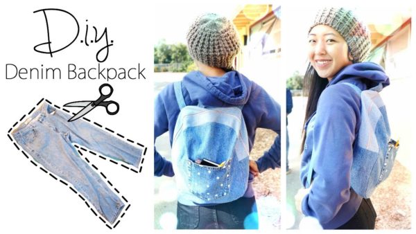 DIY School Supplies: Upcycled Backpack