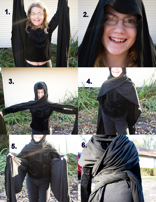 Make a No-Sew Hood from a Babywearing Wrap