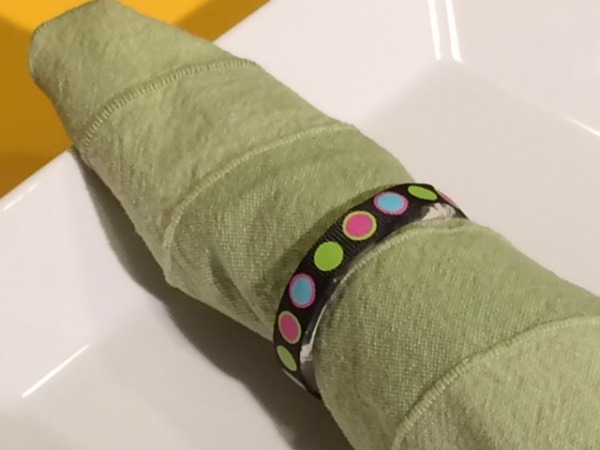 Thanksgiving DIY: Napkin Rings from Shower Curtain Rings