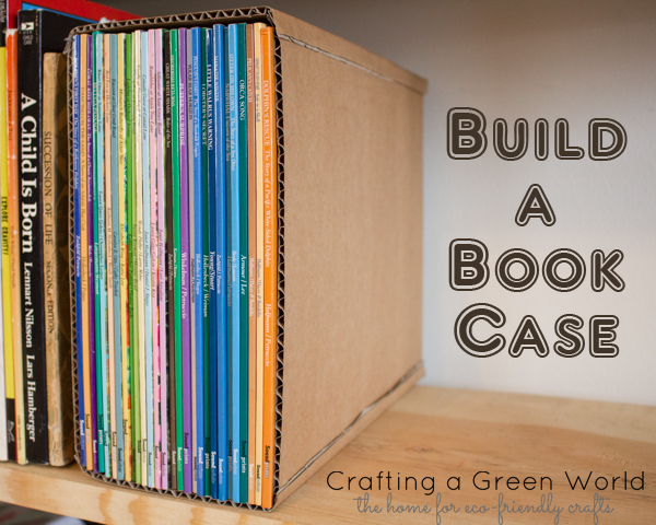 Organizing Books with a DIY Cardboard Book Case