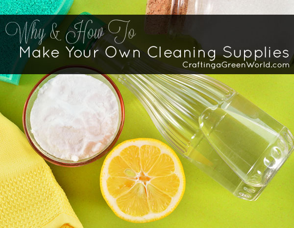 Learn why and how to make your own DIY cleaning products instead of buying them at the store with this handy visual guide!