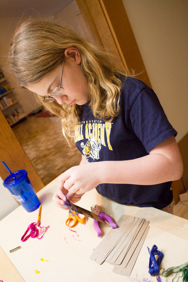 How to Make a Bookmark from a Girl Scout Cookie Box