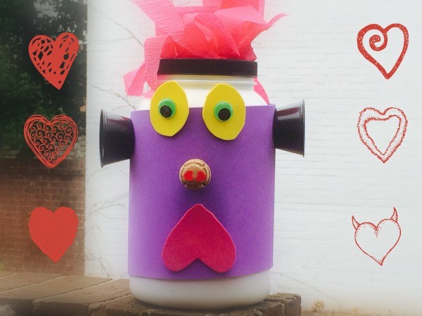 Valentine Mailbox Craft: Make a Valentine MONSTER!