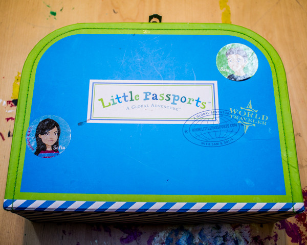 Kid-Made Decoupaged Lunch Box